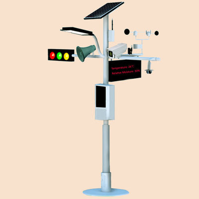 Free Standing Q345 Traffic Signal Light Pole 35m Multifunctional Weldable