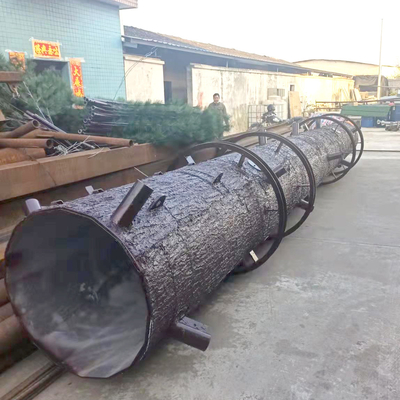 10m Tall Galvanized Steel Pole Artificial Pine Tree Camouflage Antenna Tower